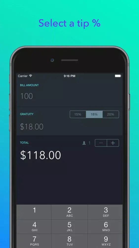صور Tipsy - Simple Tip Calculator