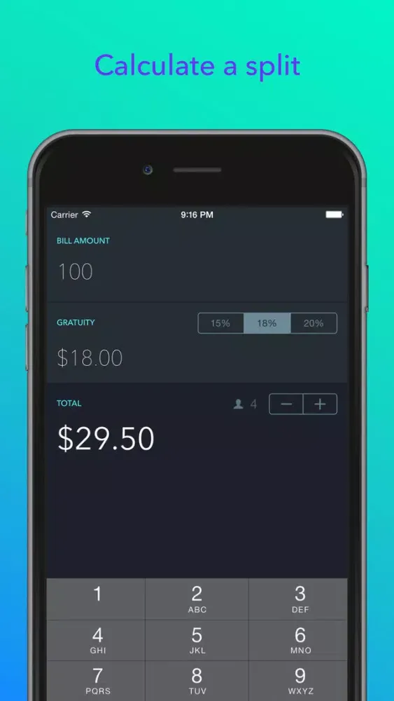 صور Tipsy - Simple Tip Calculator