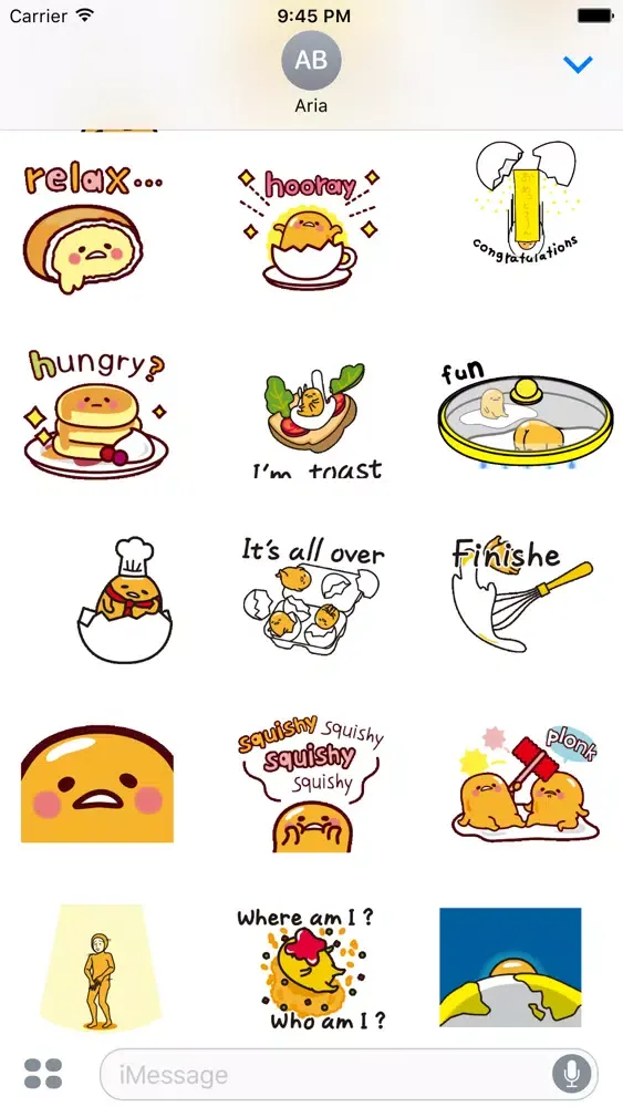 Animated Gudetama Egg Sticker স্ক্রিনশট