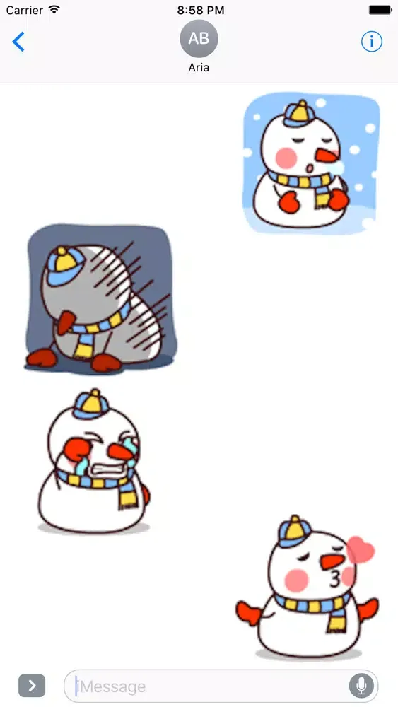 Animated Lonely Snowman应用截图