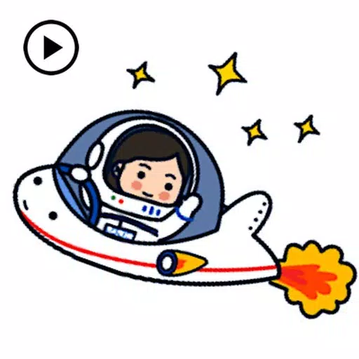 Cute Little Astronaut Sticker Cute Little Astronaut Sticker