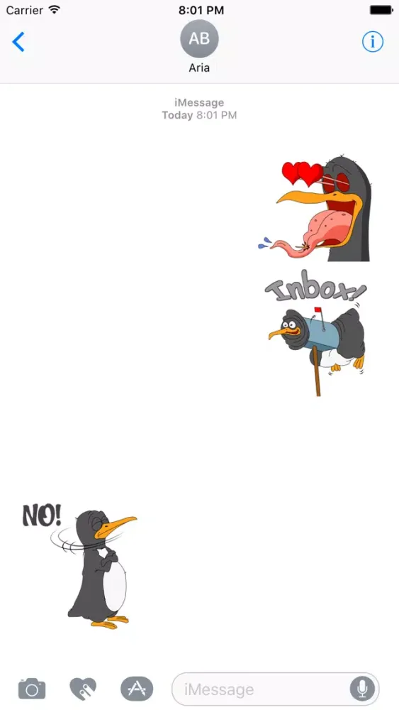 Funny & Crazy Penguin Sticker Screenshots