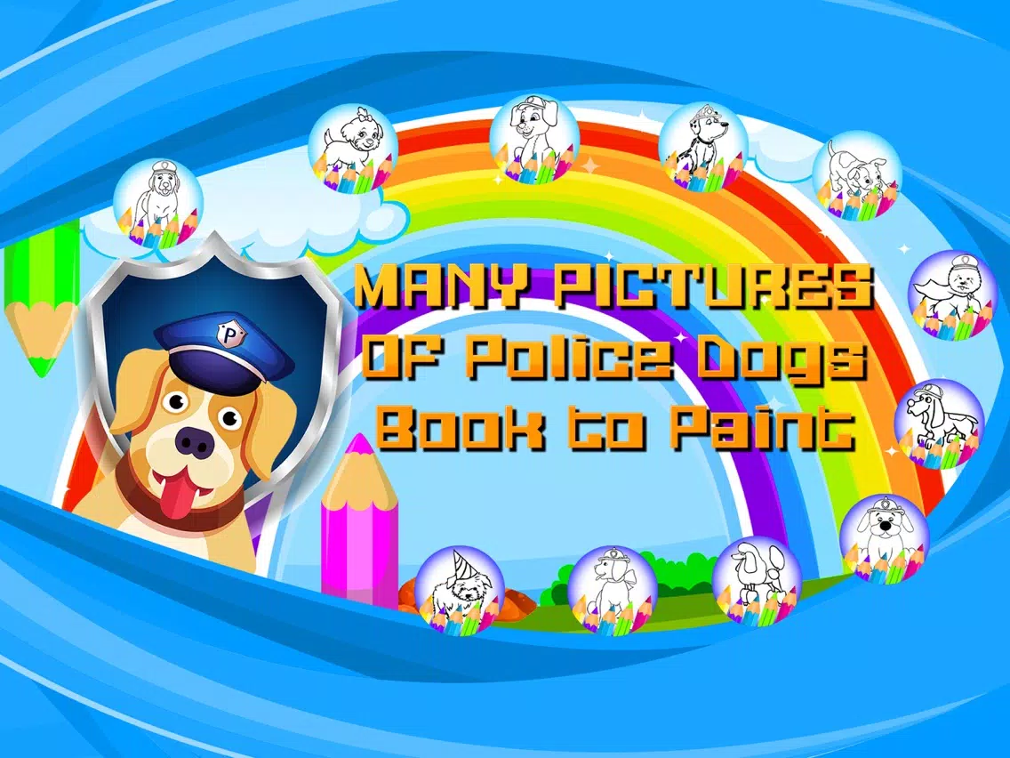 Dogs Book to Paint iPad  سکرین شاٹس