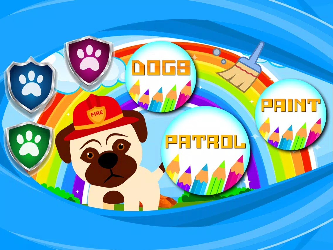 Dogs Book to Paint iPad  سکرین شاٹس
