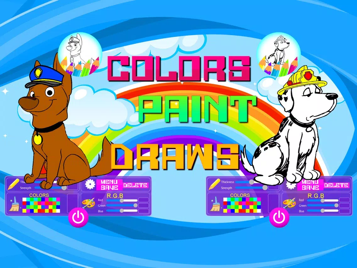 Dogs Book to Paint iPad  سکرین شاٹس