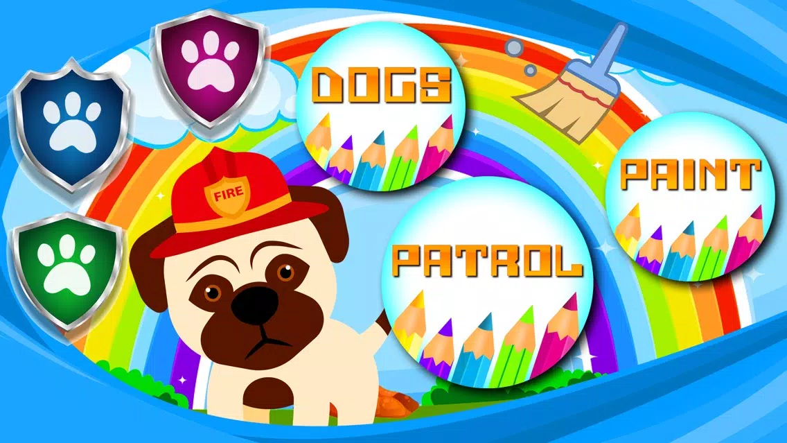Dogs Book to Paint سکرین شاٹس