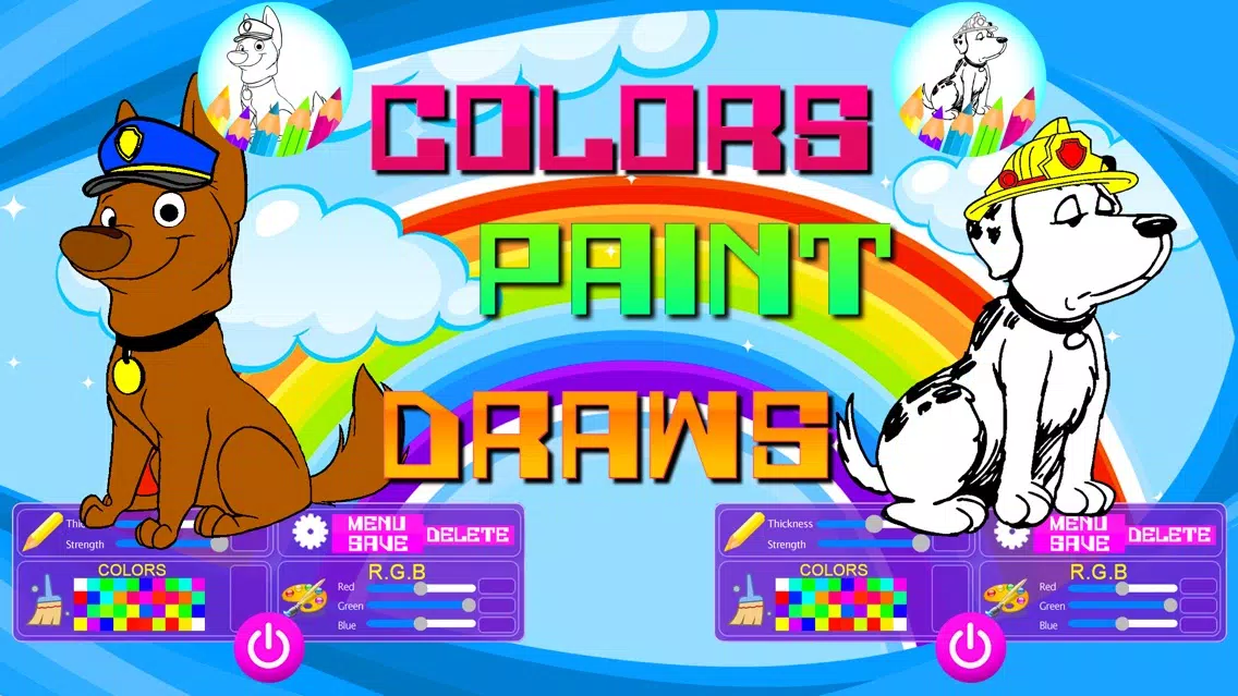 Dogs Book to Paint سکرین شاٹس