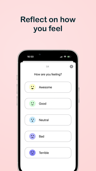 Tangkapan skrin Mood Tracker - Moodup
