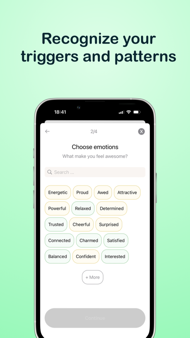 Tangkapan skrin Mood Tracker - Moodup