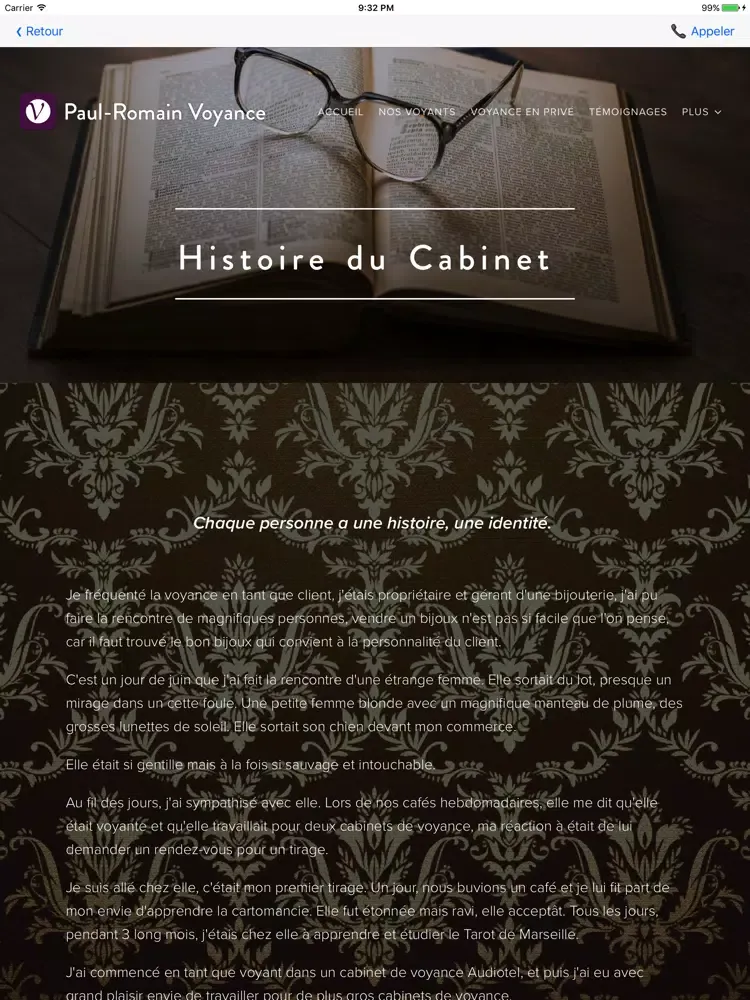 Скриншоты Paul-Romain Voyance iPad 