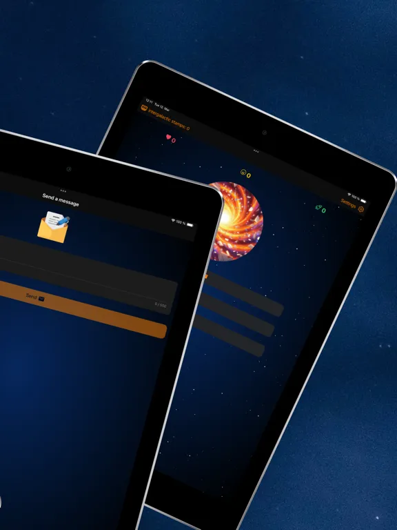 Space Letters iPad स्क्रीनशॉट