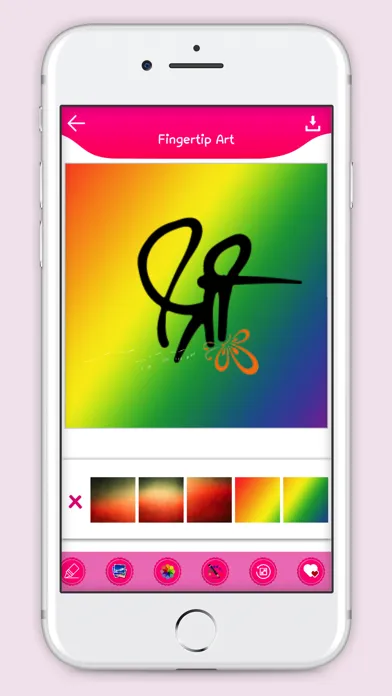 Fingertip Art : Name Art應用截圖