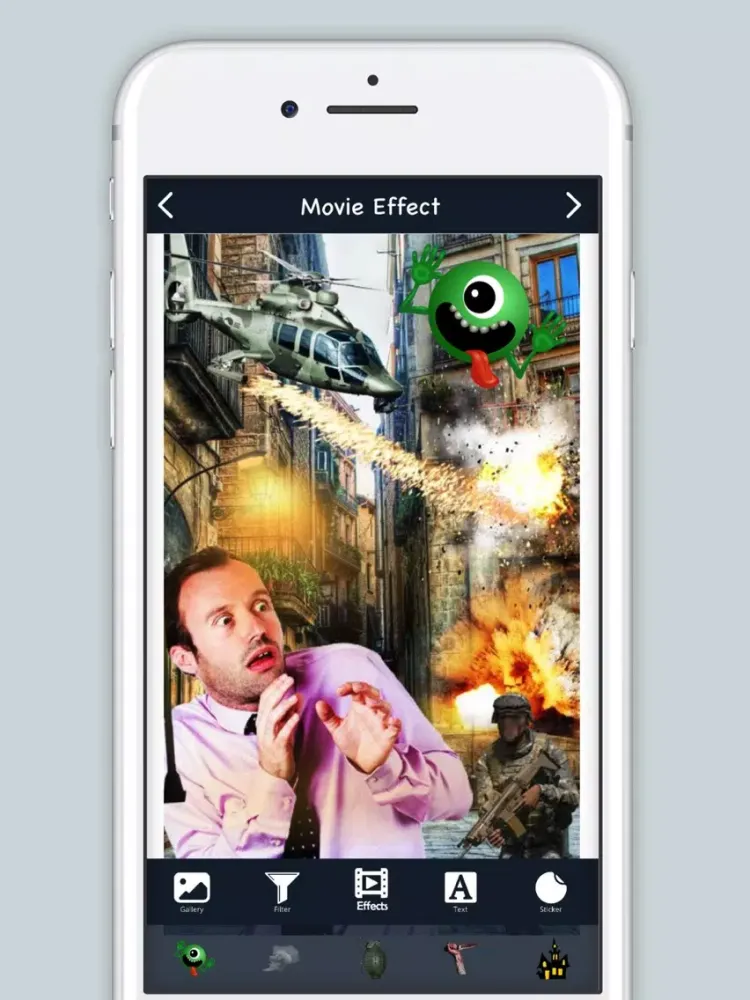 Movie FX Effect Photo Editor iPad 应用截图
