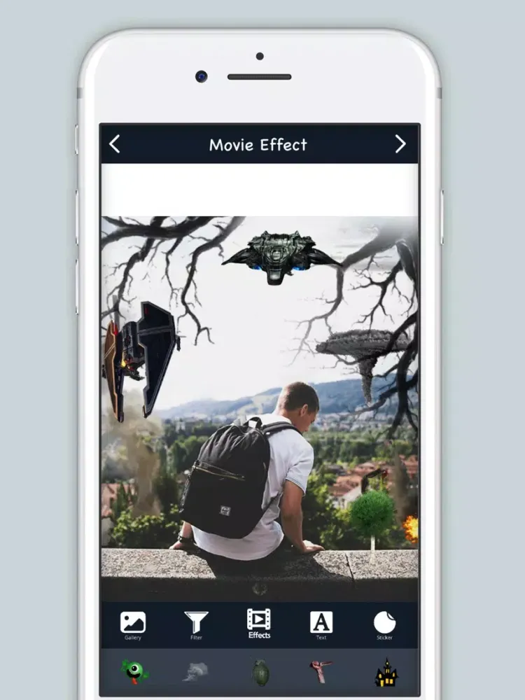 Movie FX Effect Photo Editor iPad 应用截图