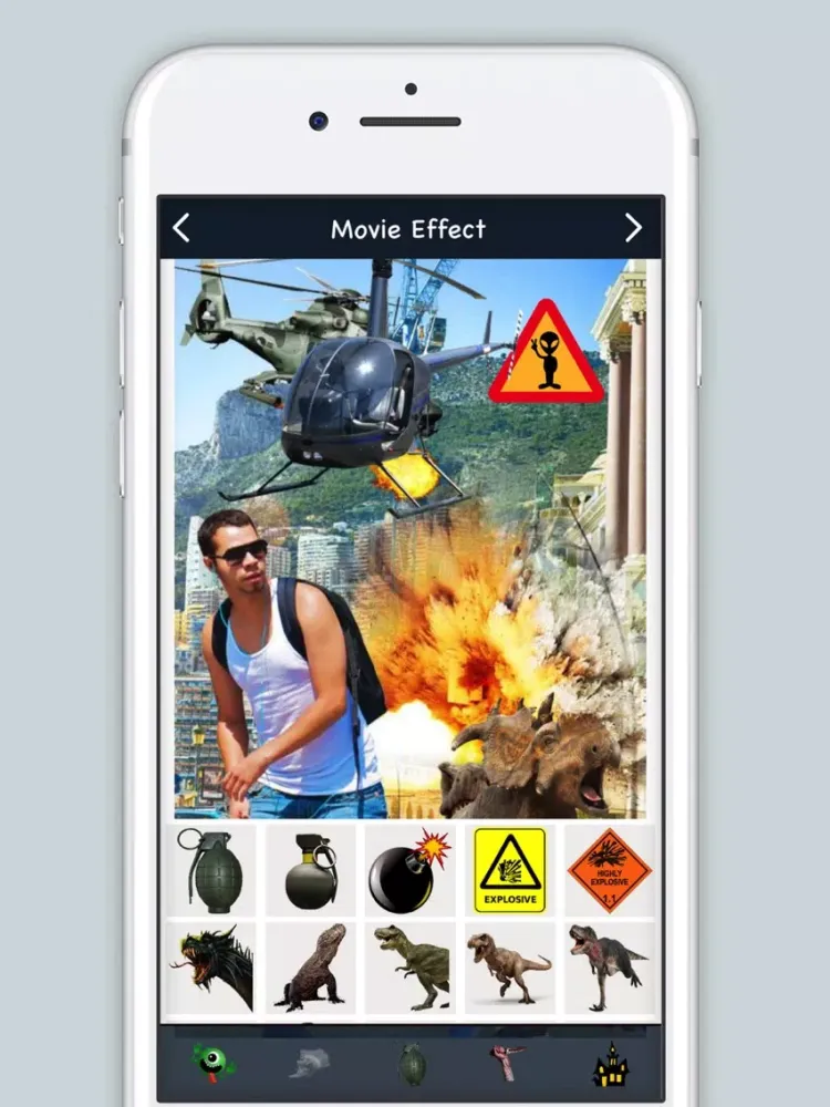 Movie FX Effect Photo Editor iPad 应用截图