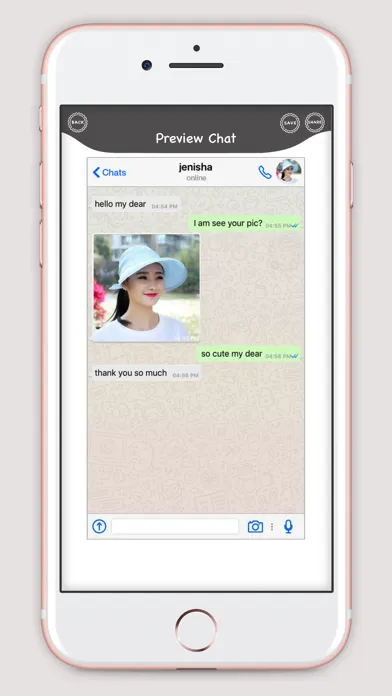 Скриншоты WhatsUp Prank Chat