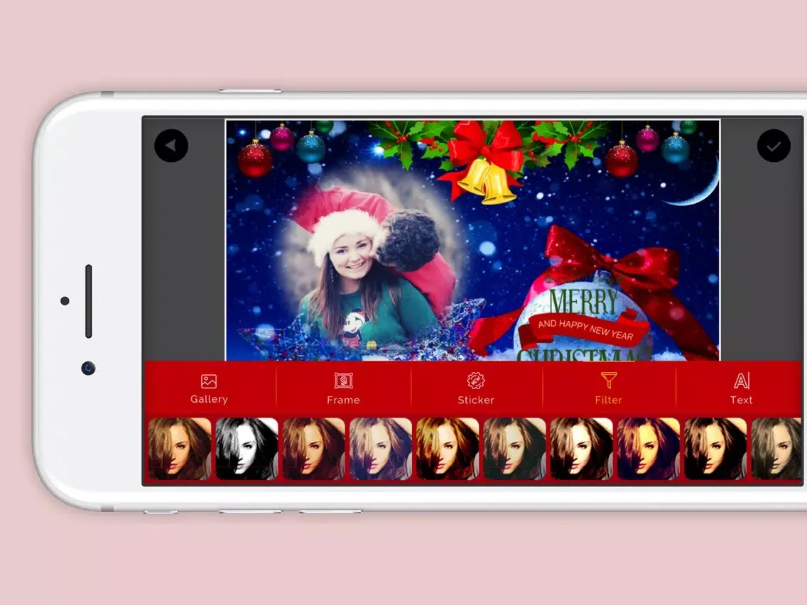 Xmas Photo Frame New iPad  स्क्रीनशॉट