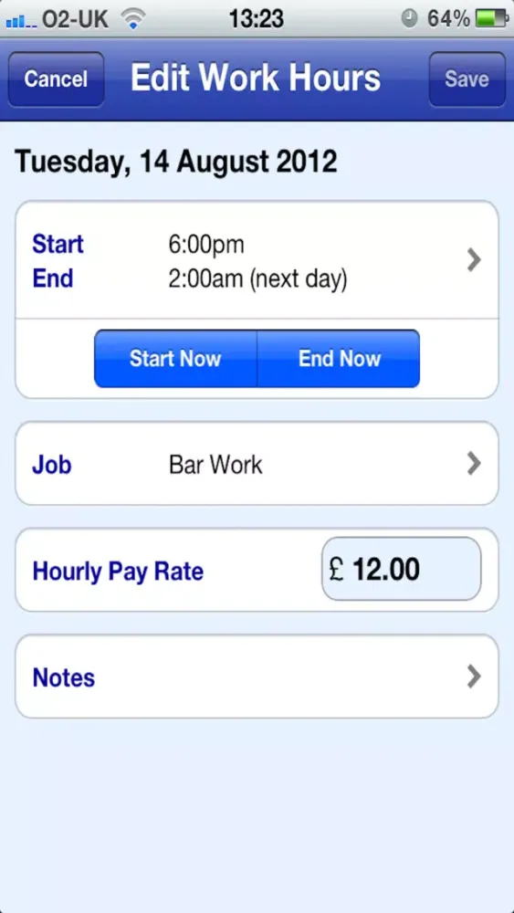 Tangkapan layar Easy Pay Diary