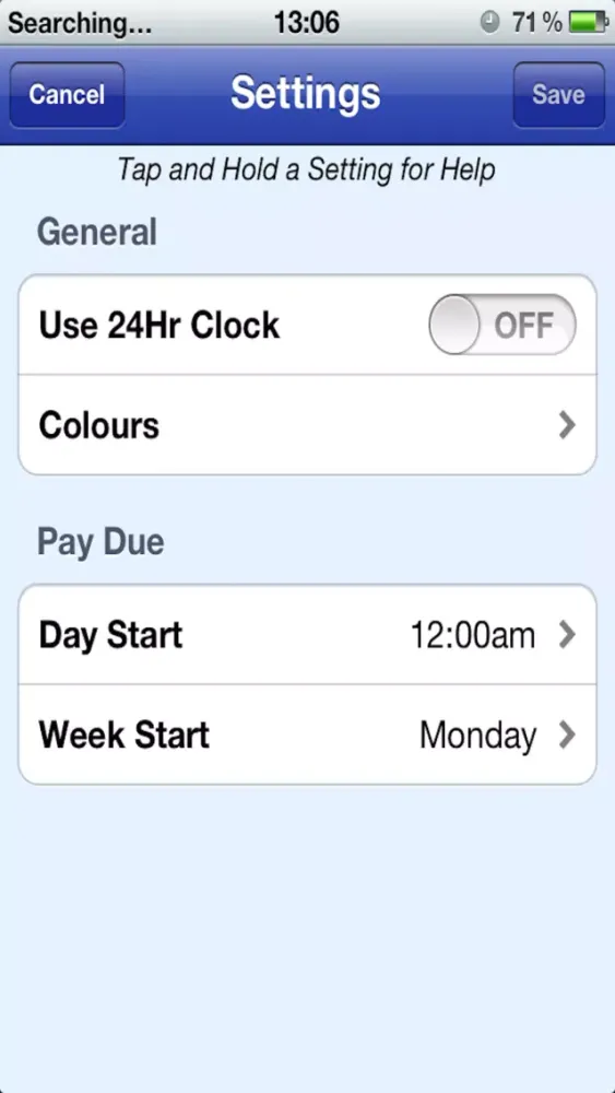Tangkapan layar Easy Pay Diary