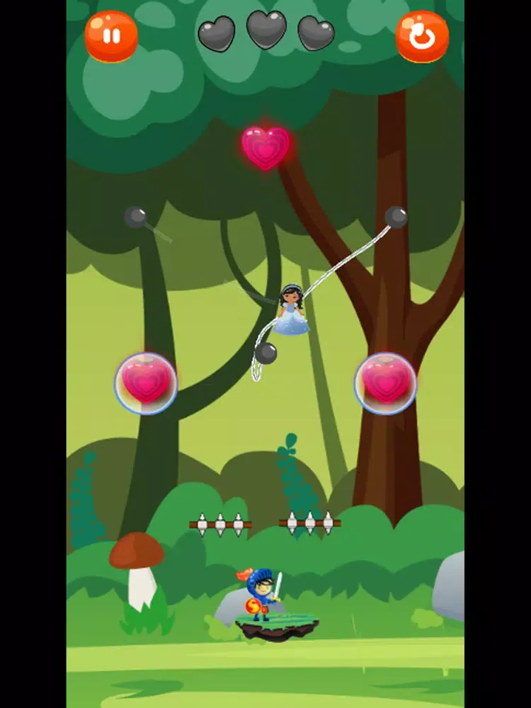 Help the Princess Down iPad  스크린샷