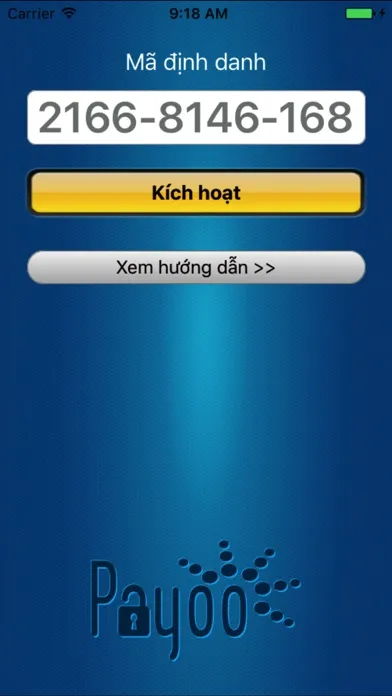 Payoo Mobile OTP应用截图