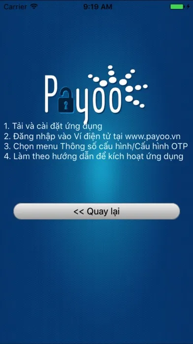 Payoo Mobile OTP应用截图