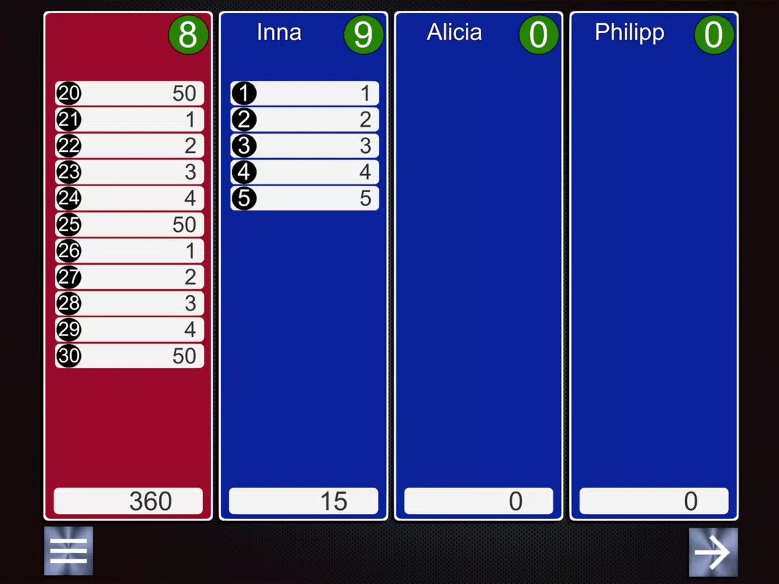 Capturas de pantalla de Phase Rummy Plus card game iPad 