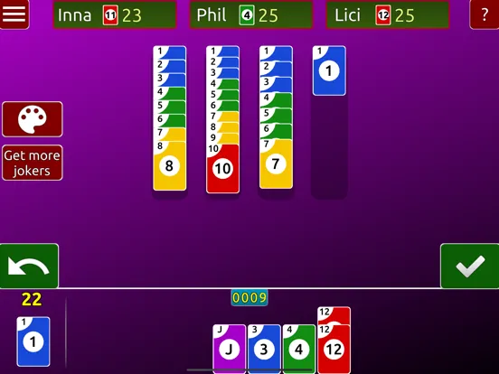 Skip 10 Solitaire iPad  Screenshots