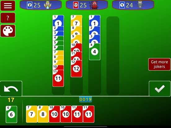 Tangkapan layar Skip Rummy card game iPad 