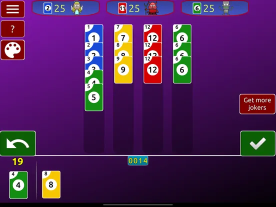 Tangkapan layar Skip Rummy card game iPad 
