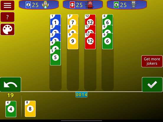 Skip Rummy card game iPad 应用截图