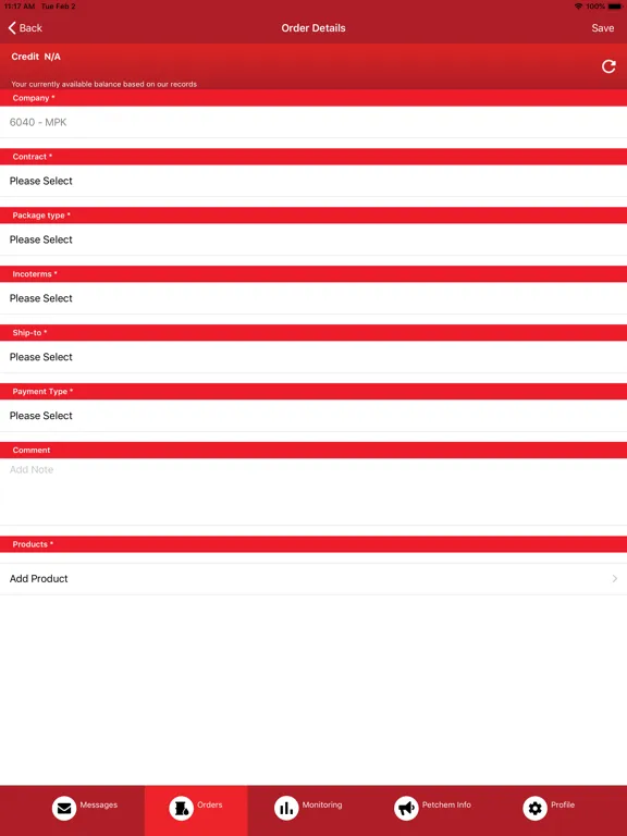 Capturas de pantalla de myISA-Petchem iPad 
