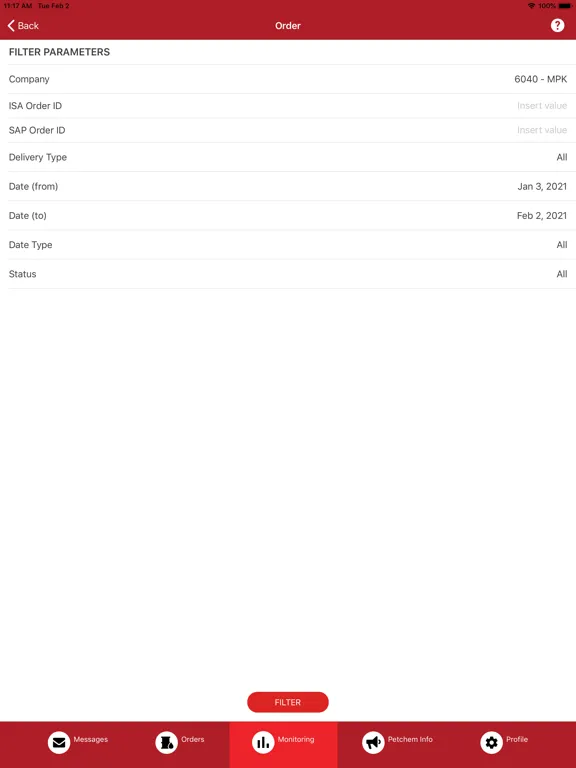 Capturas de pantalla de myISA-Petchem iPad 
