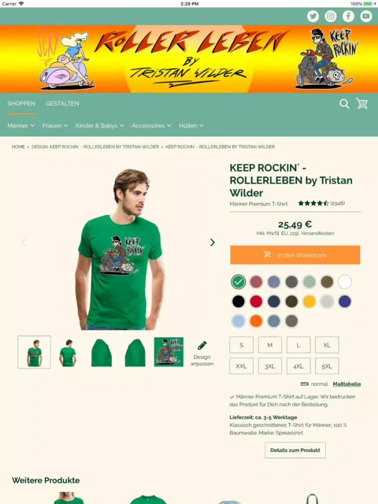 Scooter Life Shop iPad  Ekran Görüntüleri