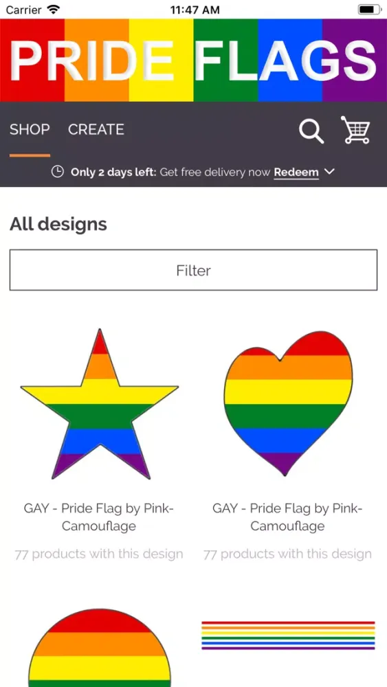 Pride Shop应用截图