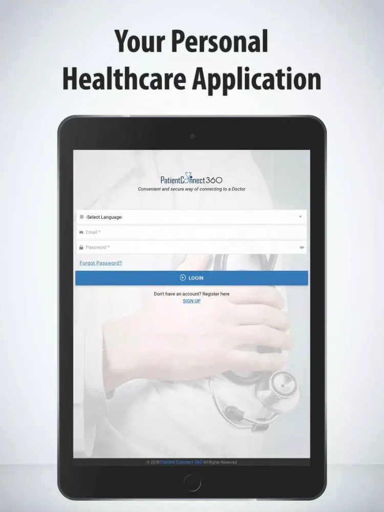 Capturas de pantalla de PC360-Patient Portal iPad 