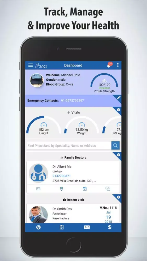 Capturas de pantalla de PC360-Patient Portal
