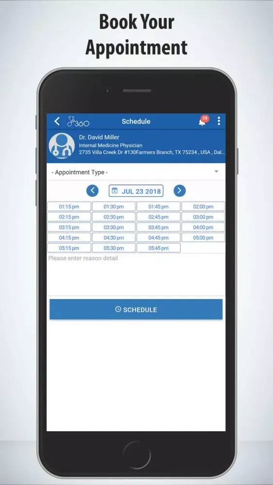 Capturas de pantalla de PC360-Patient Portal