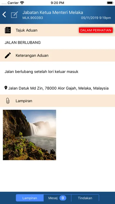 Captures d'écran de Respons Rakyat Melaka