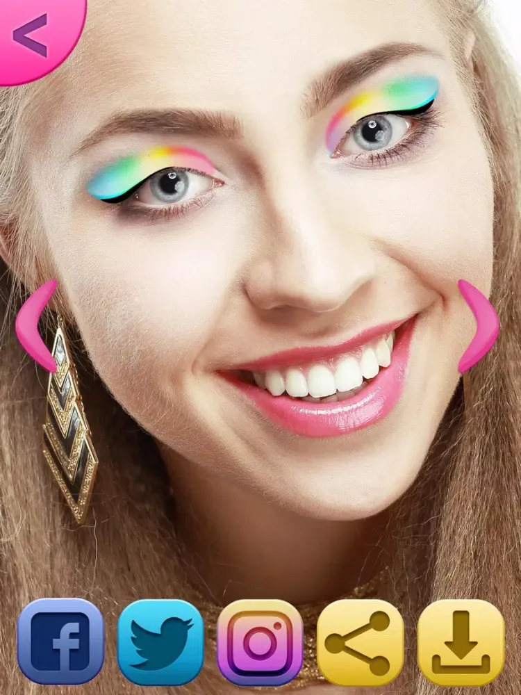Tangkapan skrin Eye Makeup Ideas: Beauty Salon & Photo Edit.or iPad 