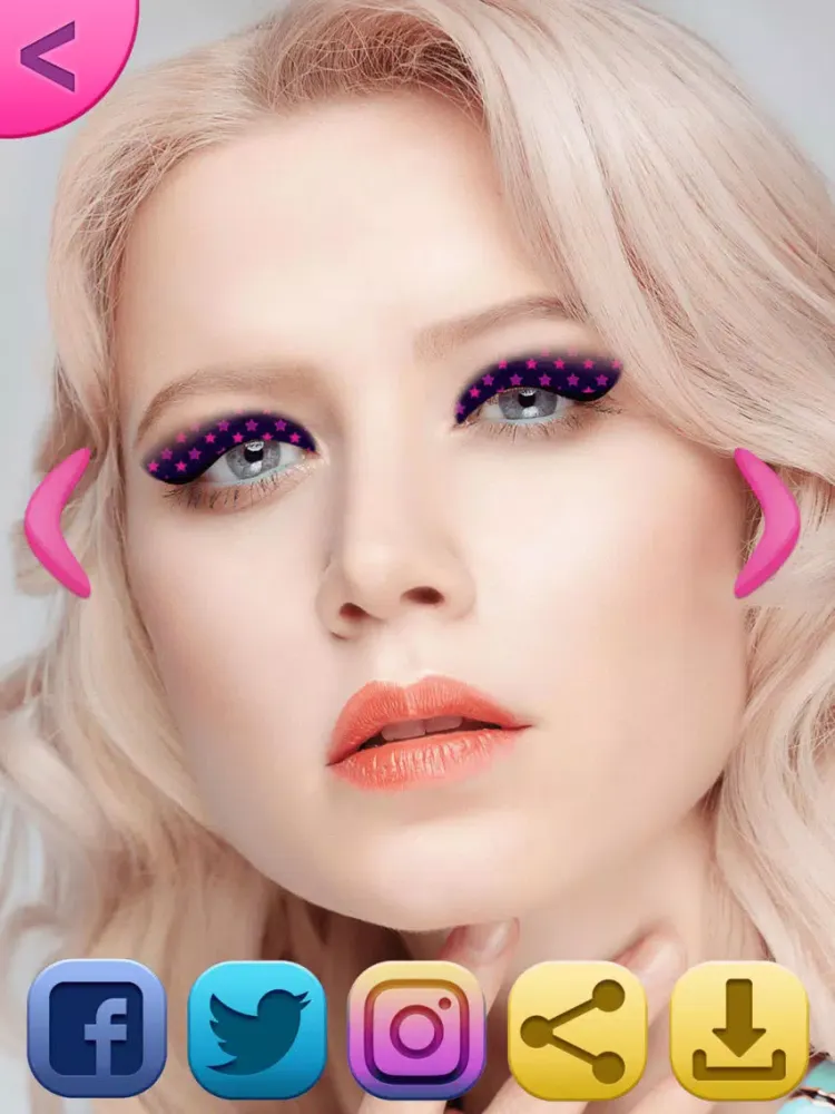 Tangkapan skrin Eye Makeup Ideas: Beauty Salon & Photo Edit.or iPad 