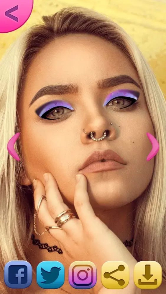 Tangkapan skrin Eye Makeup Ideas: Beauty Salon & Photo Edit.or