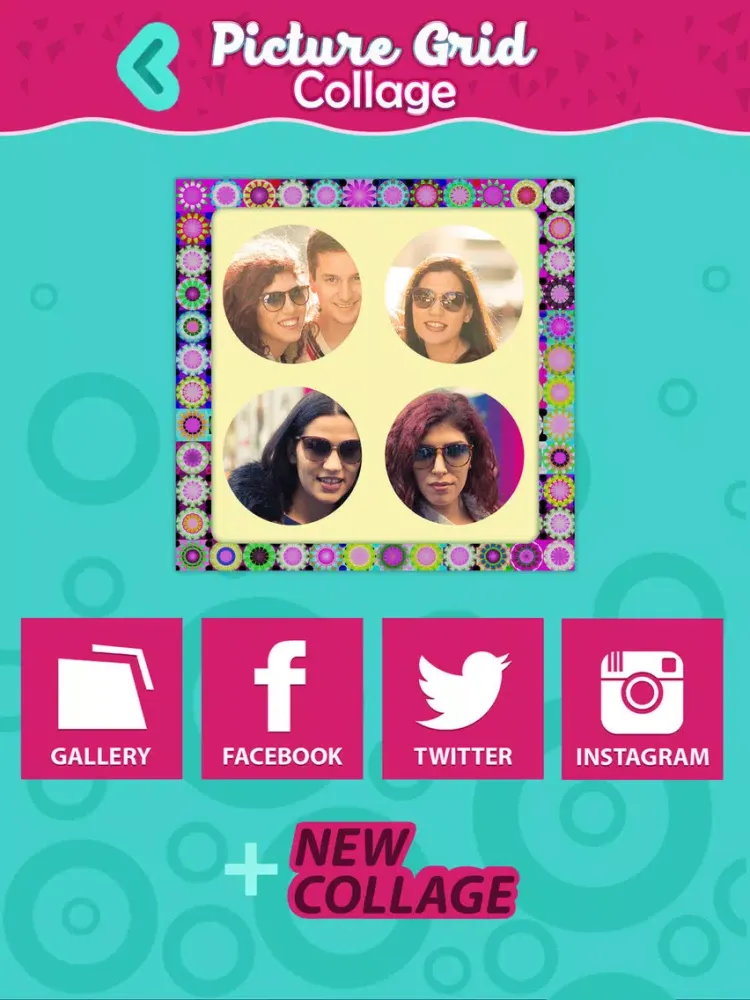 Pic.ture Grid Collage: Best Effects & Filters iPad  Screenshots