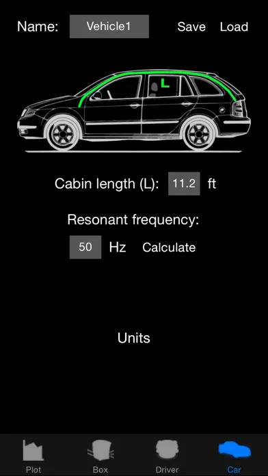 ภาพหน้าจอของ Woofer Box Calculator PRO