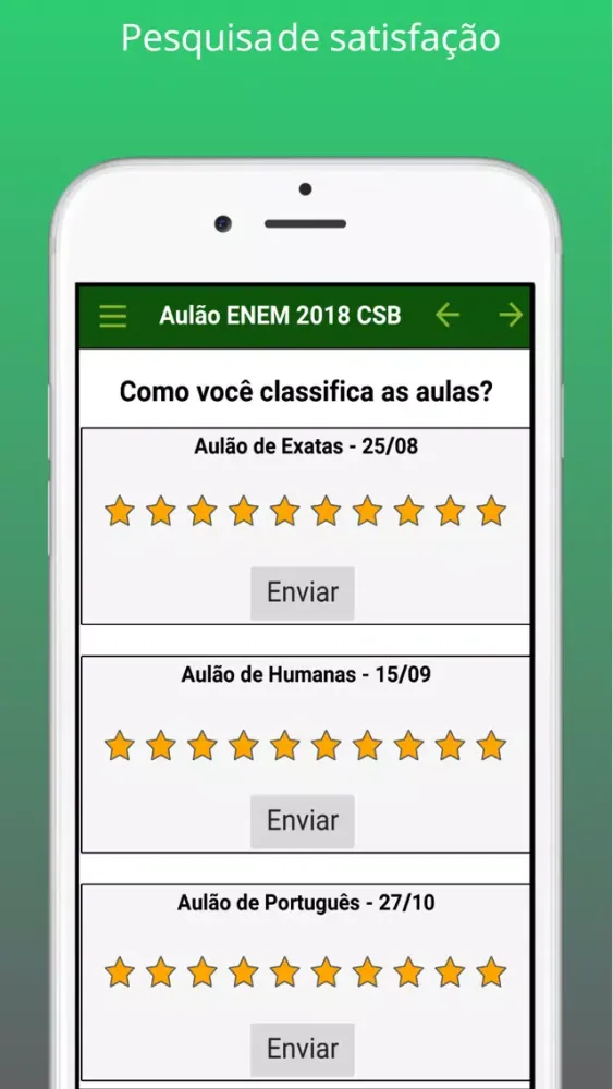 Aulão ENEM 2018 - CSB 스크린샷