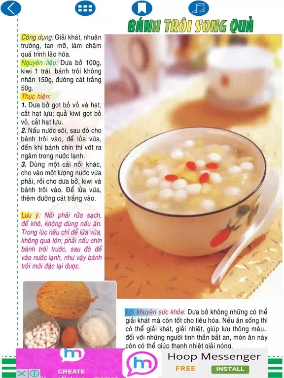 Chè ít béo, đẹp dáng dễ nấu iPad 应用截图