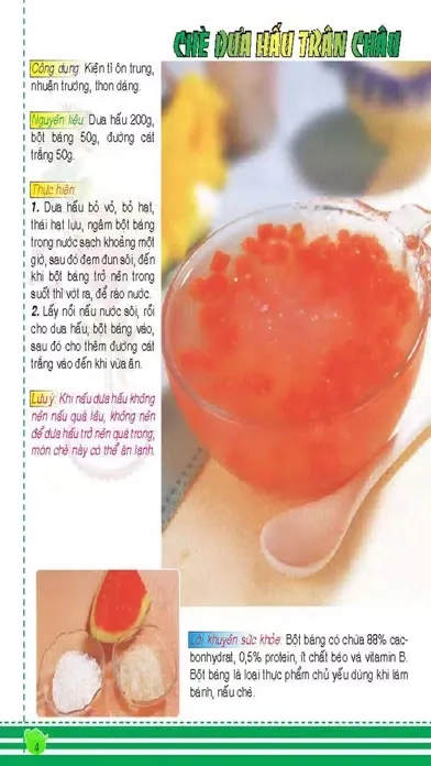 Chè ít béo, đẹp dáng dễ nấu应用截图