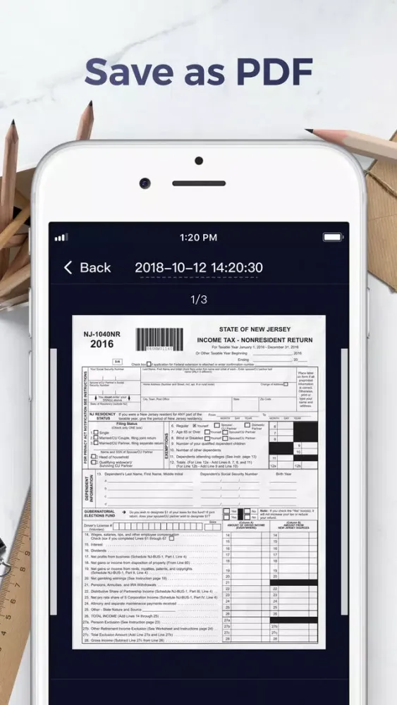 Capturas de pantalla de iScan - Scanner APP