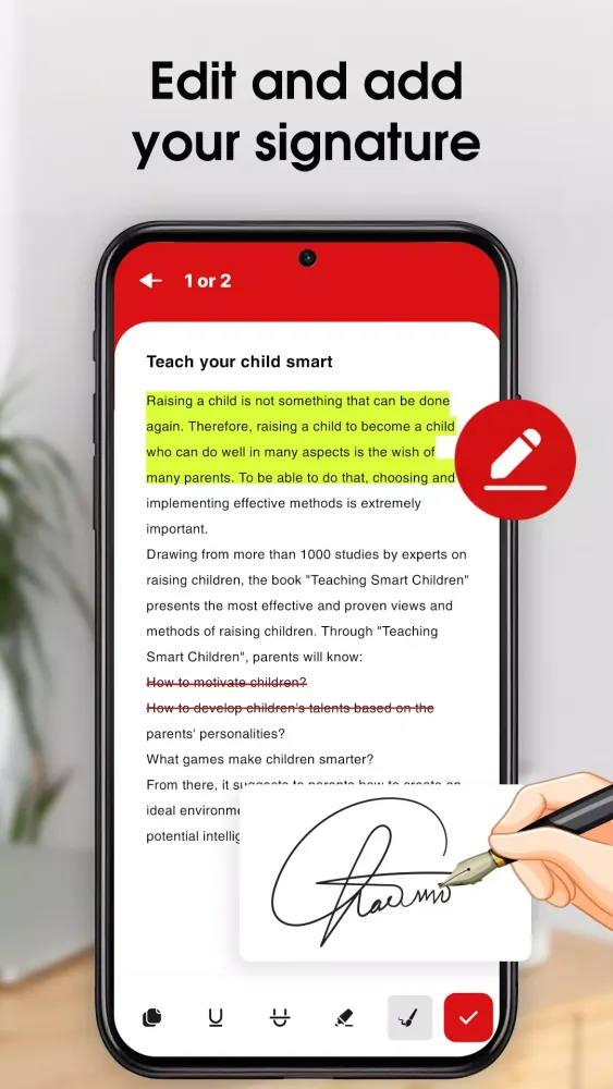 Lite PDF Reader and Editor PDF Screenshots