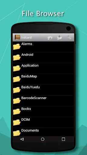 Capturas de tela do PDF Reader